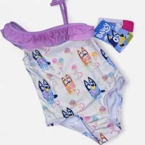 BLUEY One Piece Toddler Girl’s Swim Suit Size 2T